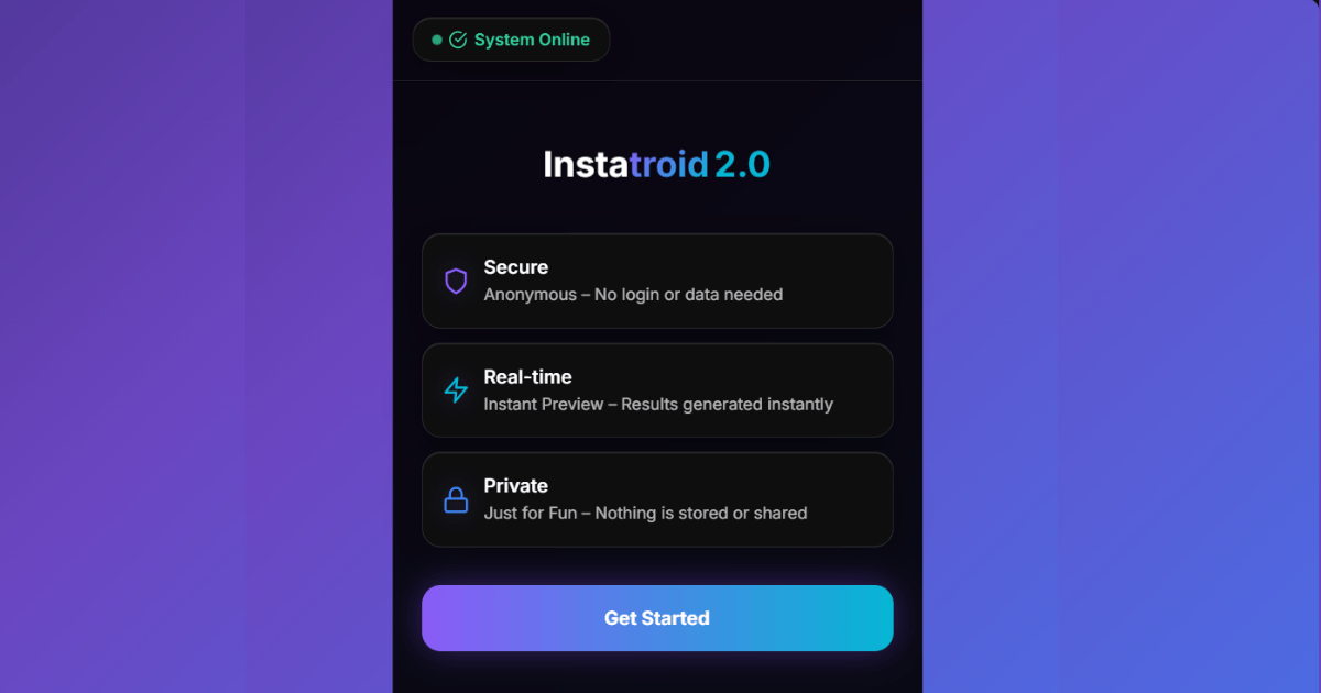 Instatroid: Free Instagram Analytics Simulator for Safe & Private Insights